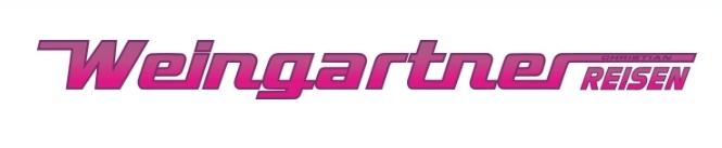 Das Bild zeigt das Logo von Weingartner Reisen" als Partner